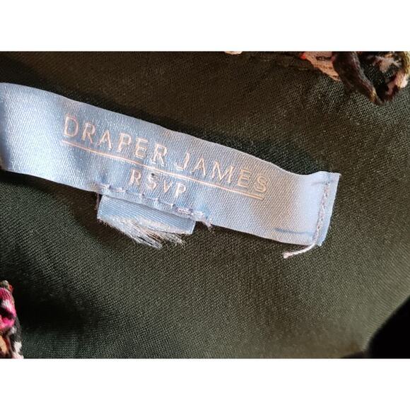 Draper James Long Maxi Dress Women's 3X Multicolor Floral Smocked Long Sleeve - Picture 2 of 15